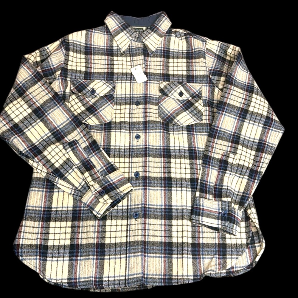 Vintage L.L. Bean Tartan Plaid Wool Shirt